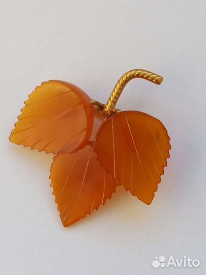 Янтарные украшения СССР винтаж