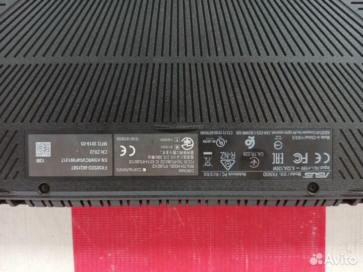 Игровой ноутбук asus FX505D