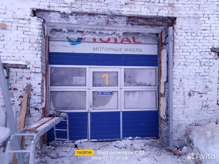 Ворота гаражные бу
