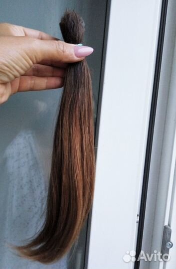 Волосы натуральные 30 см 100 прядей д/ наращивания