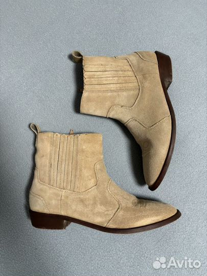 Казаки Mango Замша