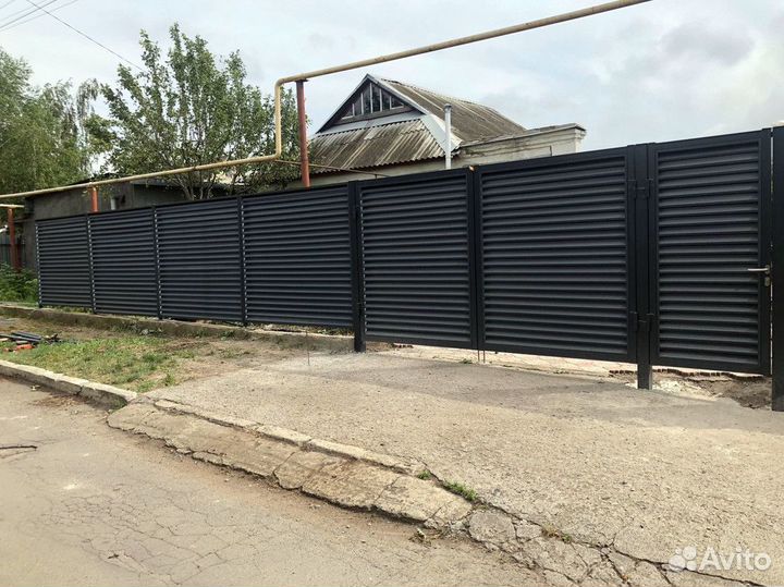 Забор жалюзи