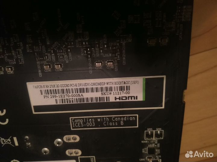 Видеокарта Radeon R9 270X Vapor-X 2GB