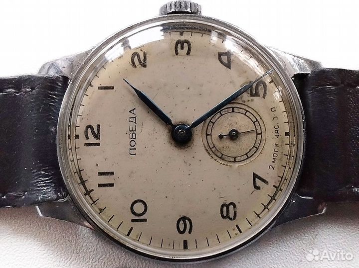 Часы Победа СССР. 1950-е. Механика. Ретро