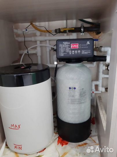 Система водоочистки. Умягчение воды. Монтаж