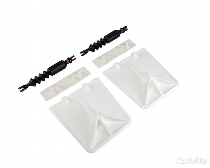 Комплект транцевых плит Nauticus серии SX белые 9