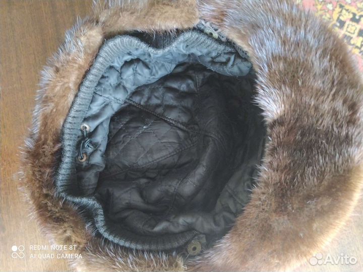 Шапка норковая женская