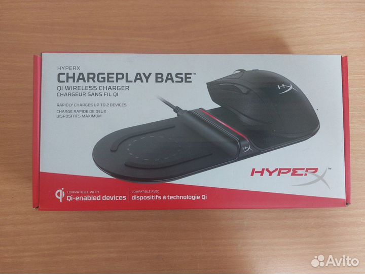 Беспроводное + сетевое зарядное устройство HyperX