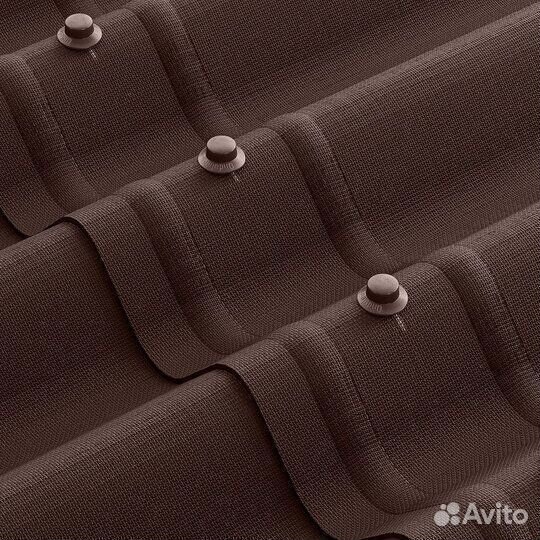 Кровельный лист ондулин Смарт 1,95*0.96 коричневый