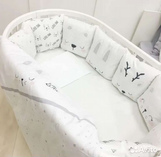 Бортики в кроватку