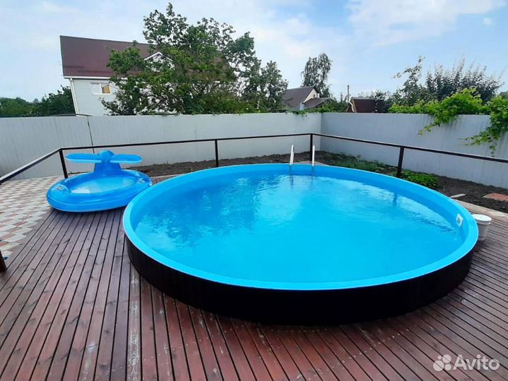 Бассейн пластиковый 4x1,5