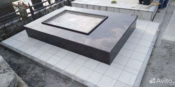 Работы на кладбище