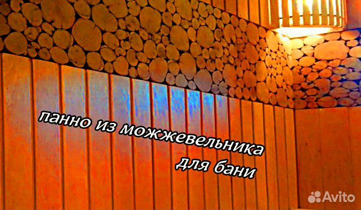 Панно из можжевельника