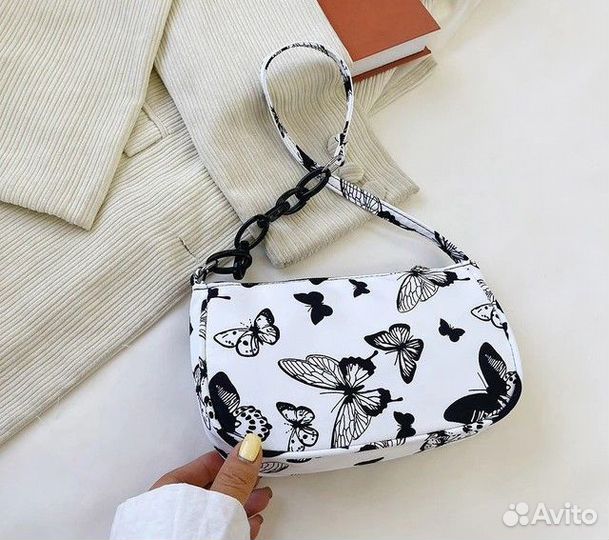 Сумка новая принт зебра