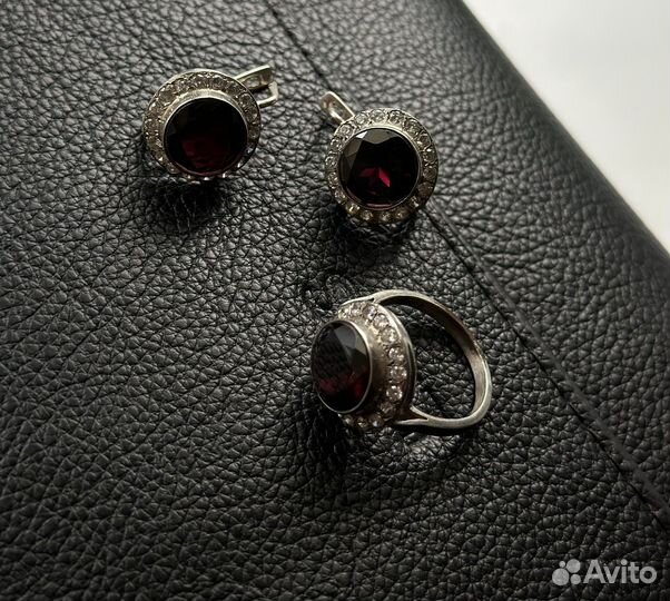 Серьги и кольцо 925*