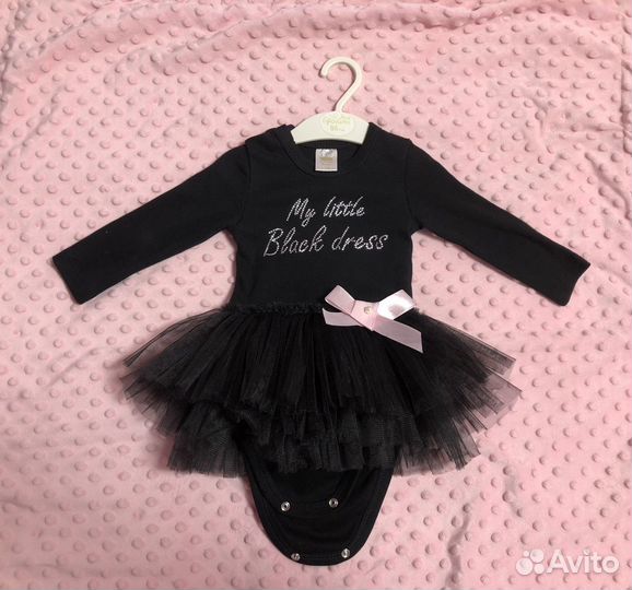 Платье боди для девочки 74