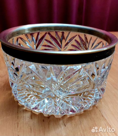 Хрустальная конфетница СССР