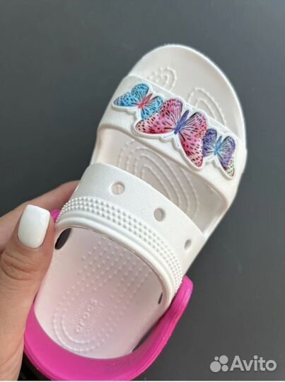 Сабо Crocs на девочку 24