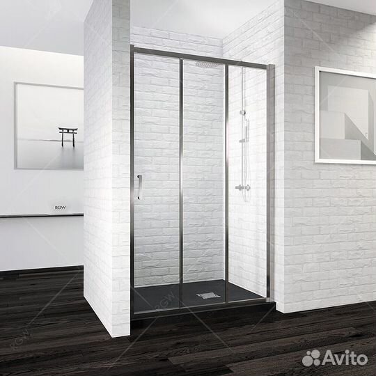 Душ. дверь RGW 170x195 Хром/Прозрач. 06081317-11