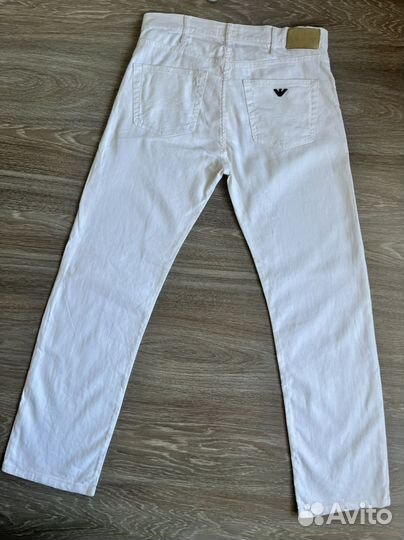 Armani Jeans 34 р. оригиналтные брюки из льна