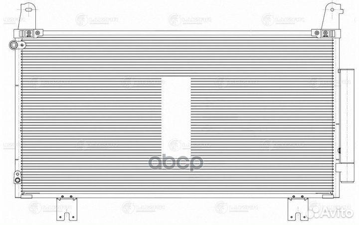 Радиатор кондиц. для а/м Honda CR-V (16) (lrac