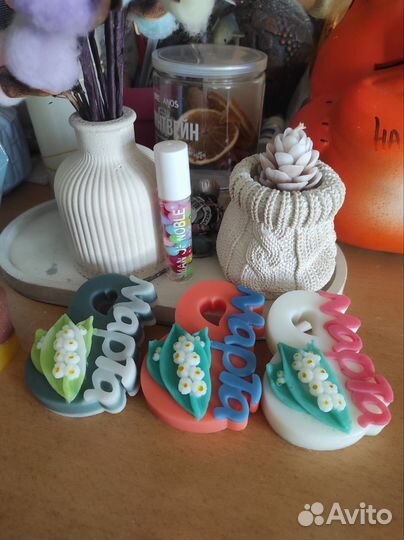 Мыло ручной работы к 8 марта