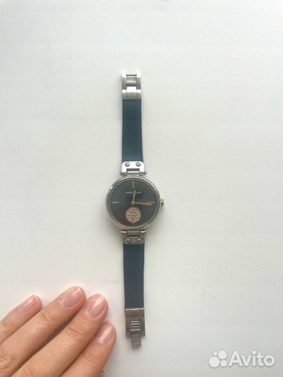 Часы женские синие anne klein 3001blrt