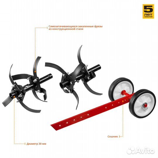 Культиватор бензиновый зубр мкт-170