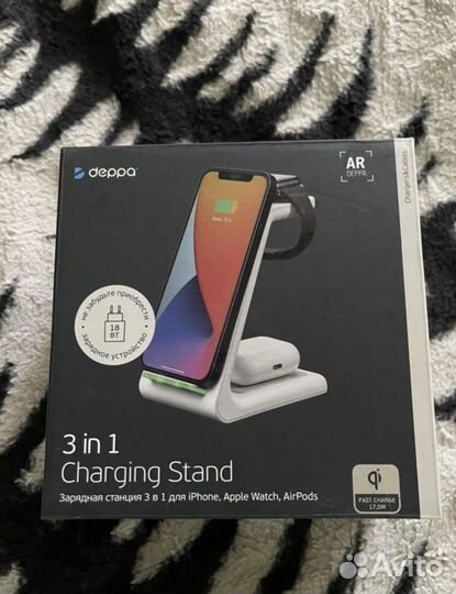 Беспроводная зарядка Deppa для iPhone