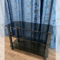 Стеклянная тумба под тв