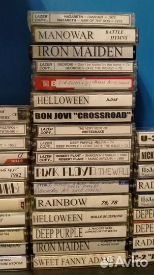 Аудиокассеты с записью рок