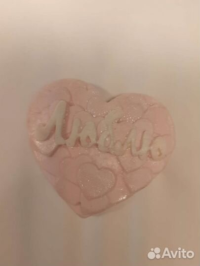 Мыло в форме сердца