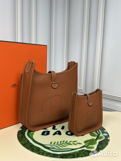 Кожаная женская сумка hermes