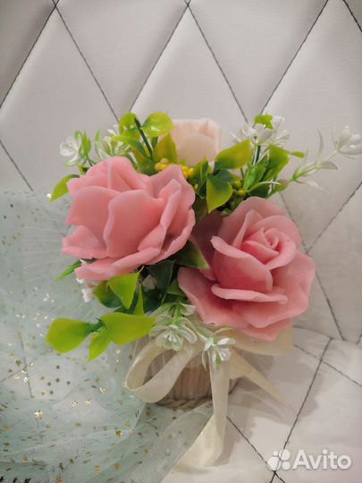 Цветы и букеты из мыла