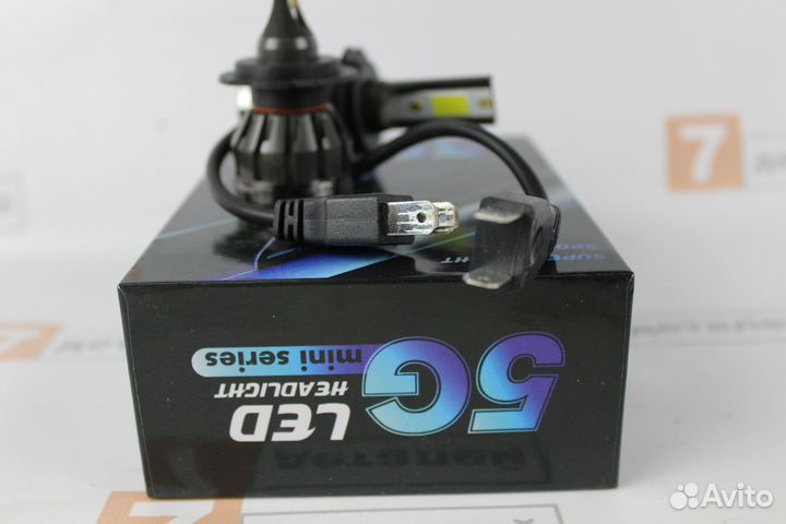 Лампы mini H7 cветодиодные новые