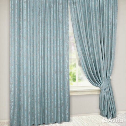 Шторы мрамор комплект новые