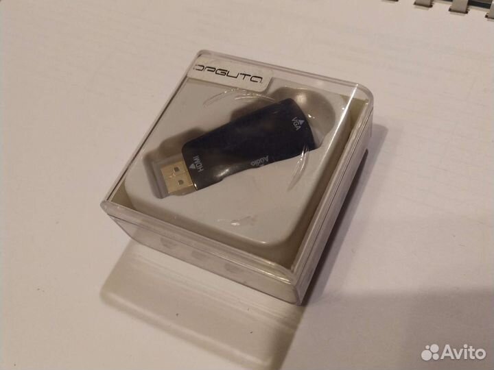 Переходник hdmi vga со звуком, с кабелем