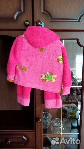 Теплый костюм на девочку 92-104