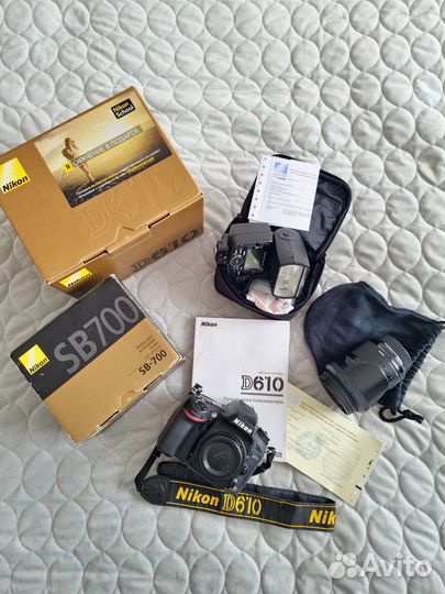 Зеркальный фотоаппарат nikon d610