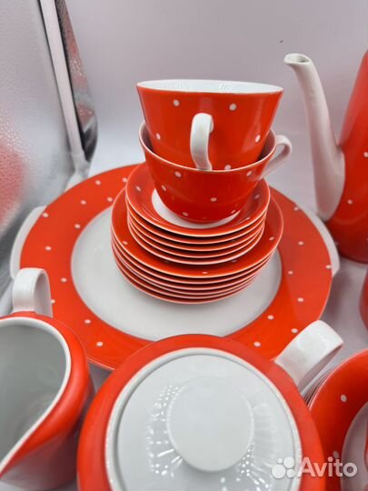 Сервиз Чайный Старинный Фарфоровый СССР kahla