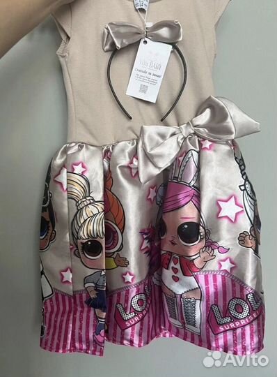 Платье на девочку 104 zara kids, LOL