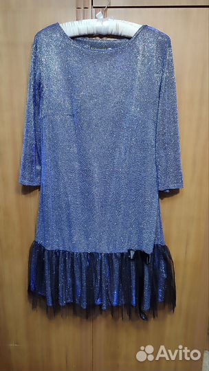 Новогоднее праздничное платье 44 размер