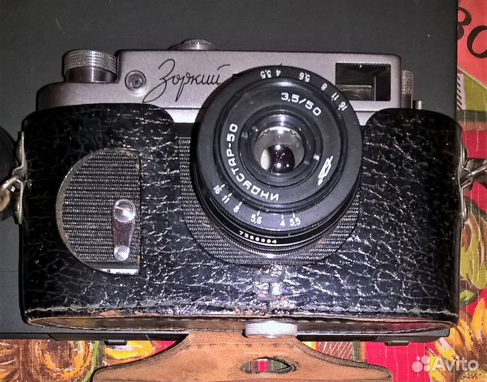 Фотоаппарат Зоркий 4 с объективом Индустар 50