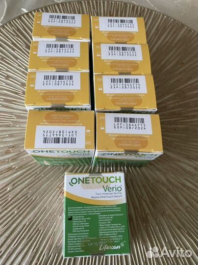 Тест полоски one touch select verio