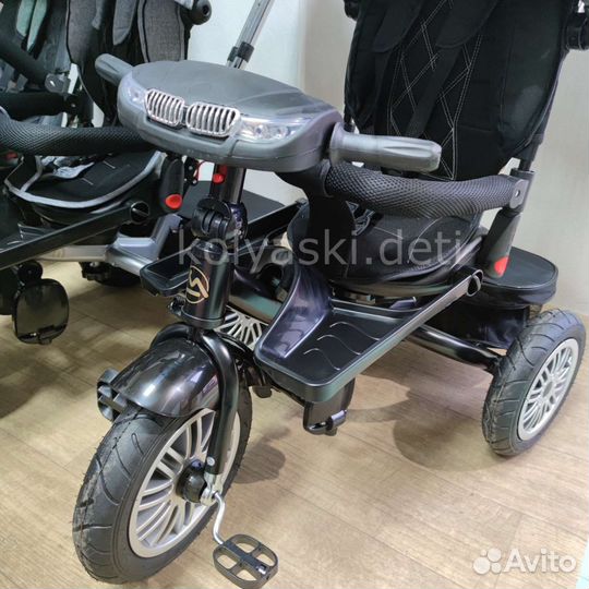 Трехколесный велосипед Luxmom BMW 760 черный