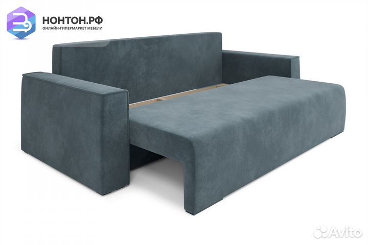 Диван еврокнижка Манхэттен серый