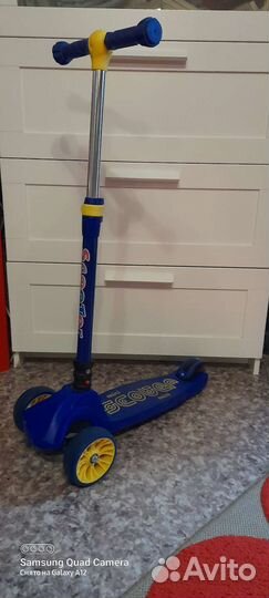 Самокат детский трехколесный бу