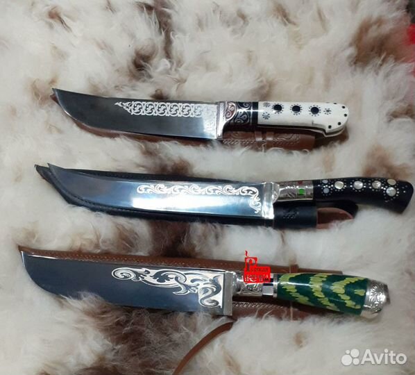 Узбекский нож - Пчак. Белый цветок