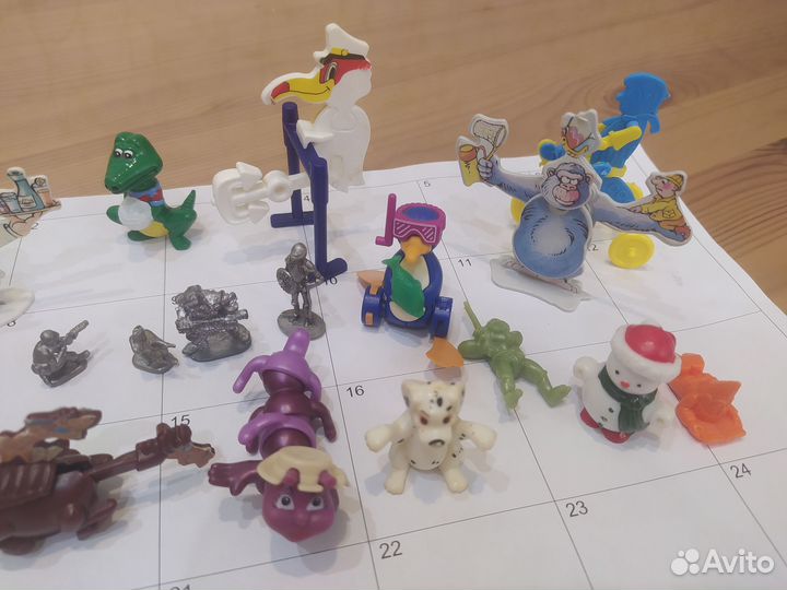 Игрушки из киндера 90х пакетом