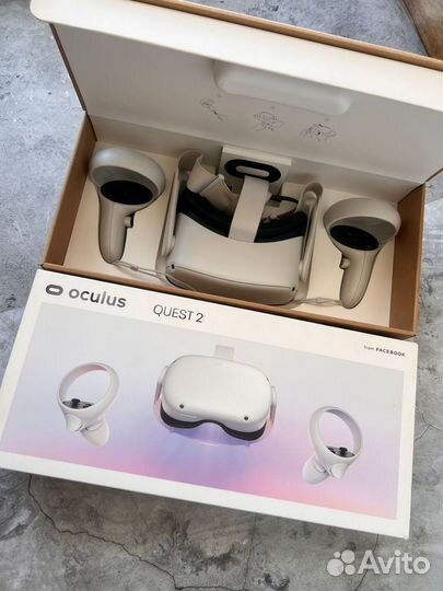 Oculus quest 2 128gb + дополнения